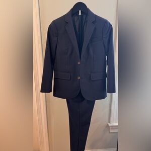 Crewcuts Boys Wool Navy Blue Suit (jacket and pants) size 10